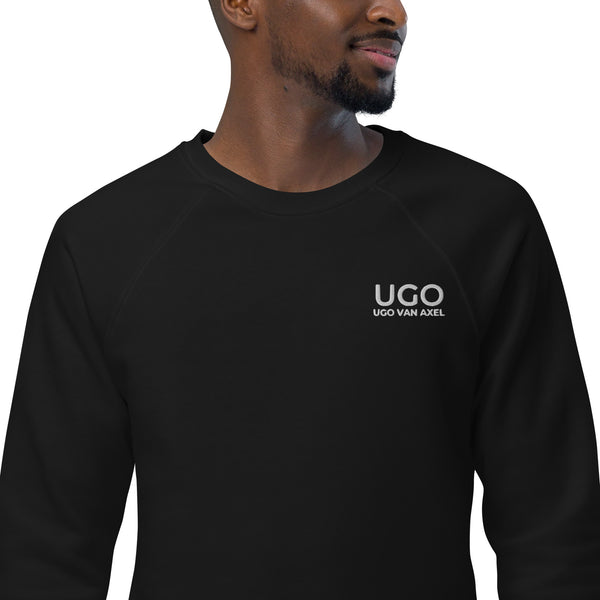 Unisex organic raglan sweatshirt