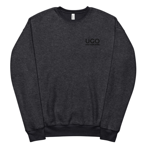 Unisex sueded fleece sweatshirt