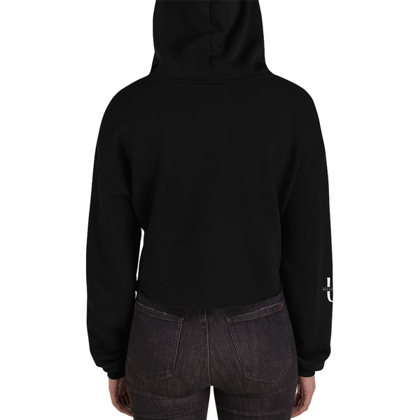 Black Crop Hoodie