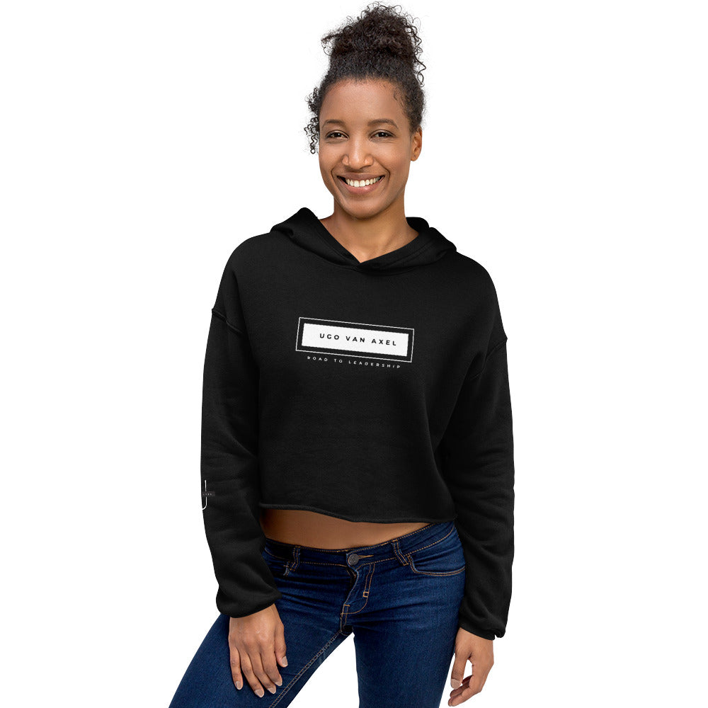 Black Crop Hoodie